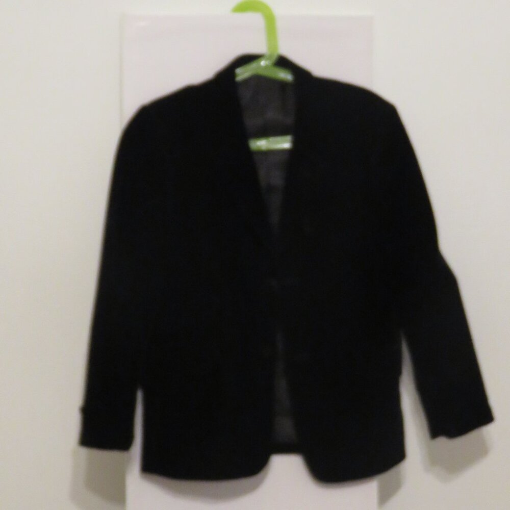 Used Armando Martillo Boys Black Velvet Blazer
